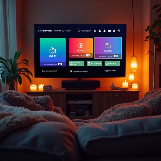Klantfoto: Tivione op een televisie in de woonkamer